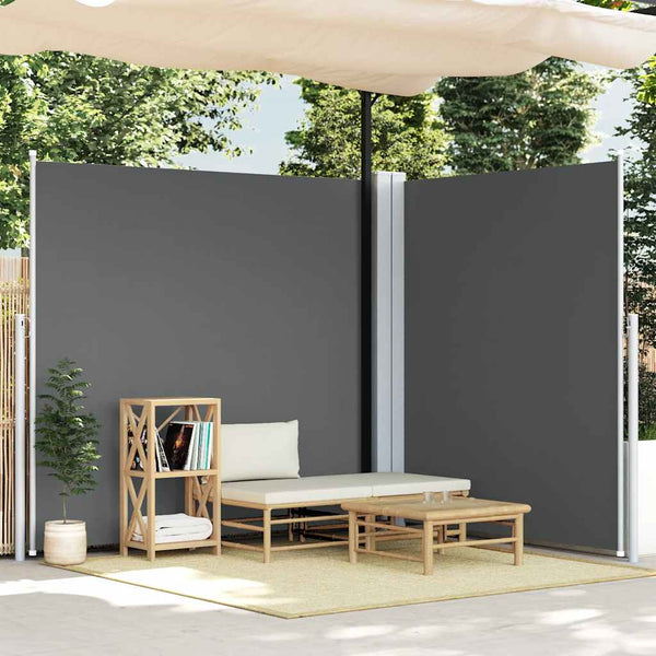 Toldo lateral retrátil 200x600 cm antracite