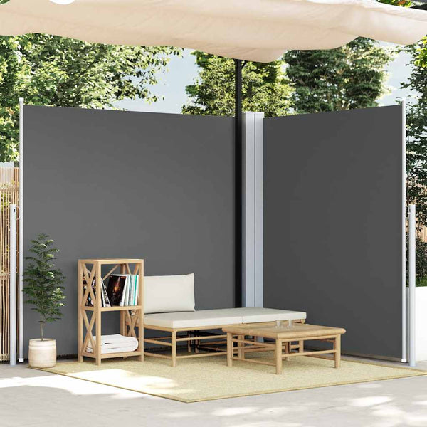 Toldo lateral retrátil 220x600 cm antracite