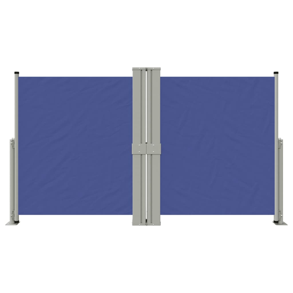 Toldo lateral retrátil 140x1200 cm azul