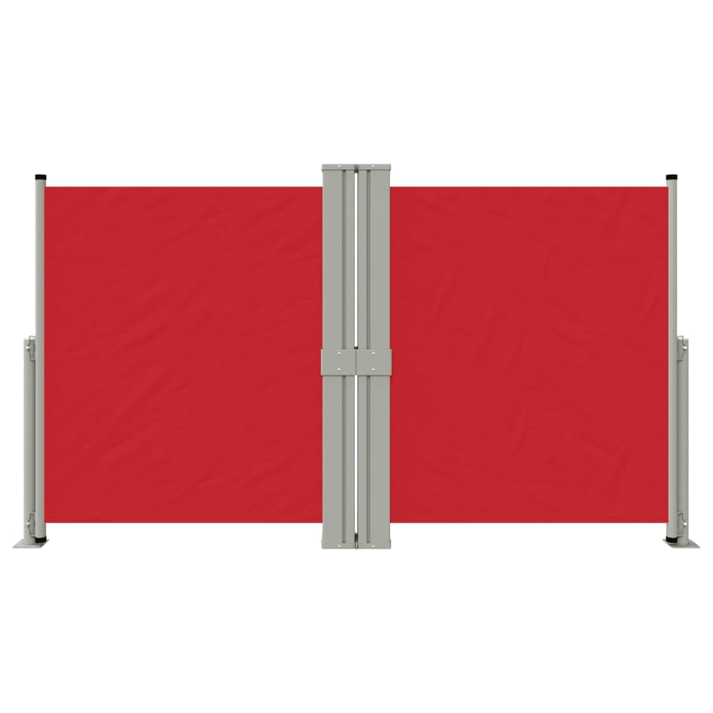 Toldo lateral retrátil 140x1200 cm vermelho