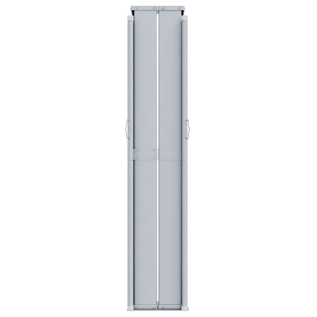 Toldo lateral retrátil 160x1200 cm vermelho