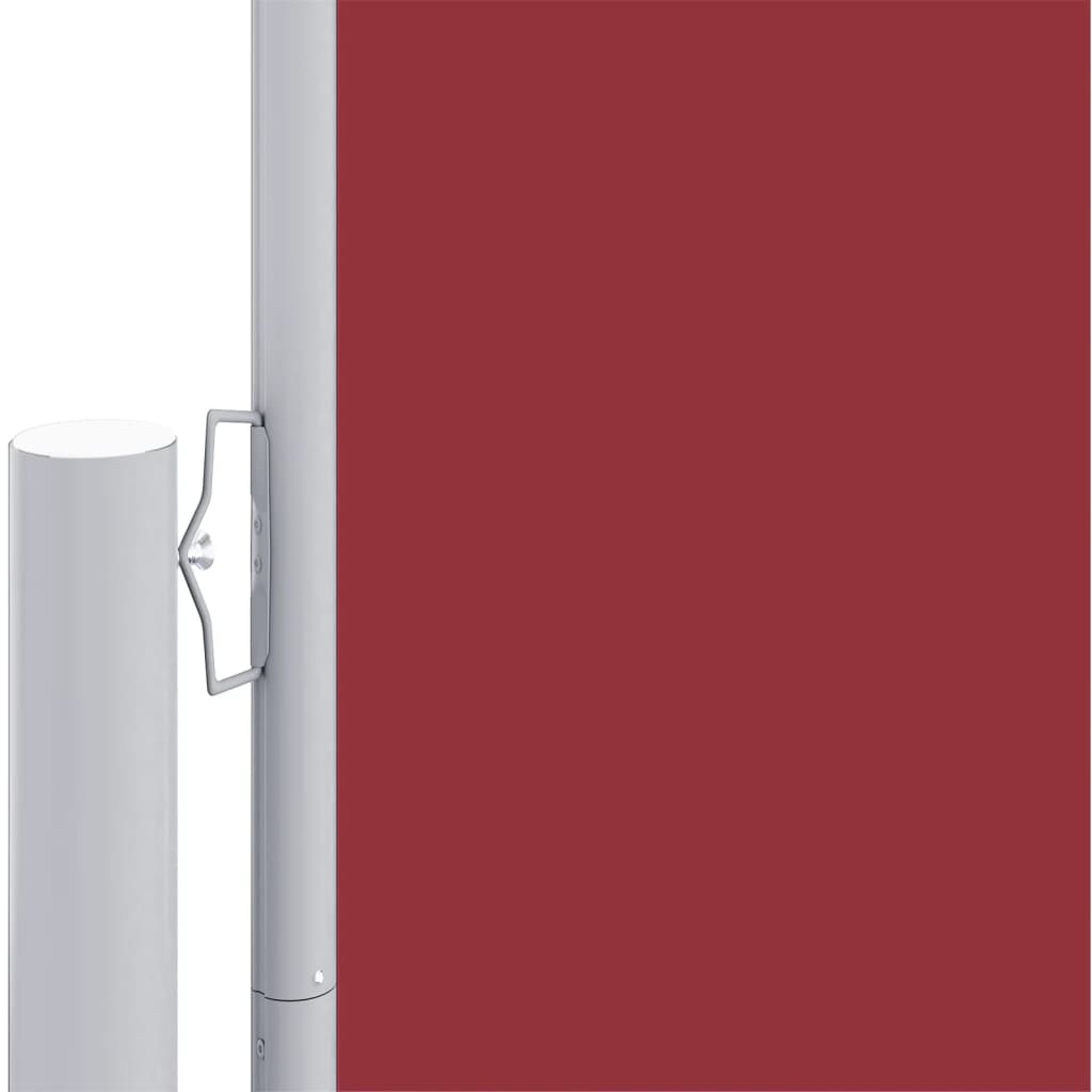 Toldo lateral retrátil 200x1200 cm vermelho