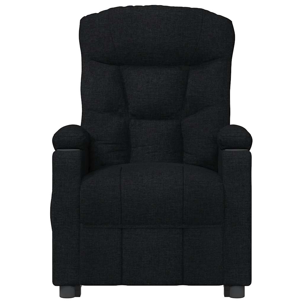 Poltrona de massagens elevatória tecido preto