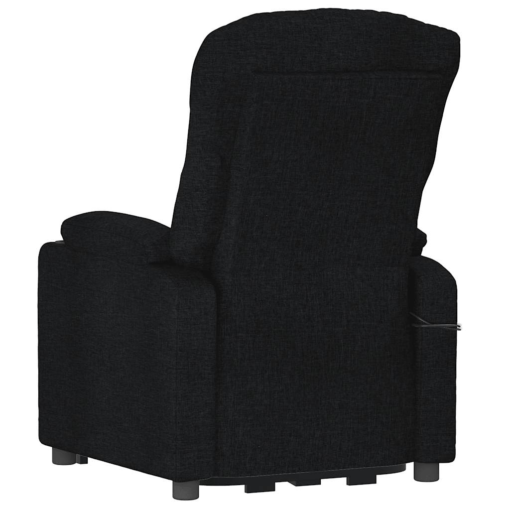Poltrona de massagens elevatória tecido preto