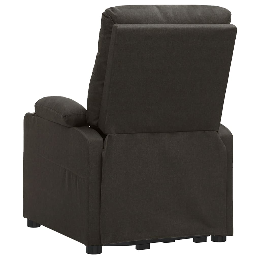 Poltrona de massagens tecido cinzento-acastanhado