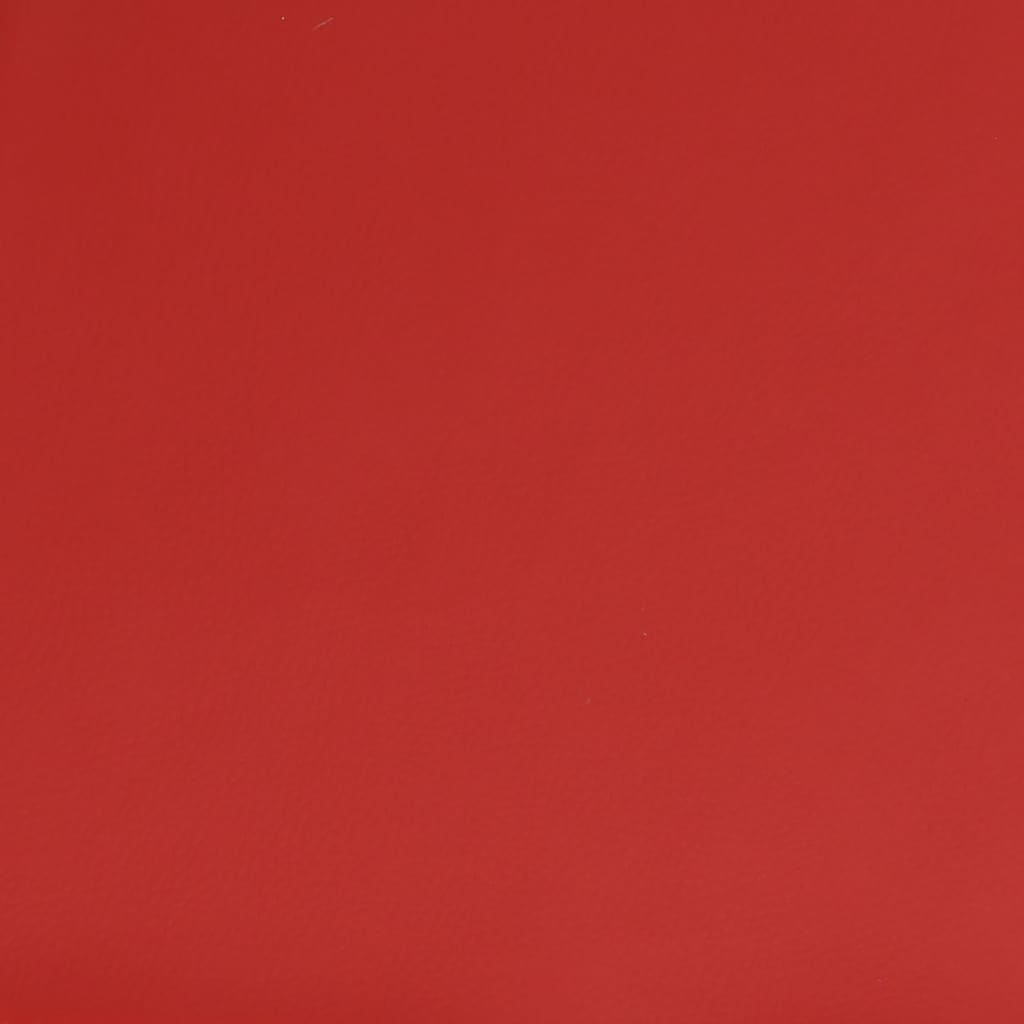 Poltrona elevatória couro artificial vermelho tinto