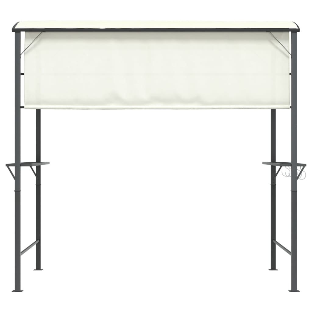 Gazebo com toldo 220x110x200 cm creme