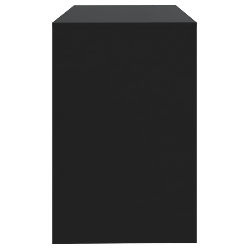 Secretária 101x50x76,5 cm derivados de madeira preto
