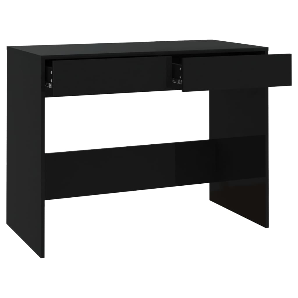 Secretária 101x50x76,5 cm derivados de madeira preto
