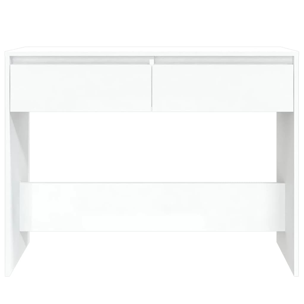 Mesa consola 100x35x76,5 cm derivados de madeira branco