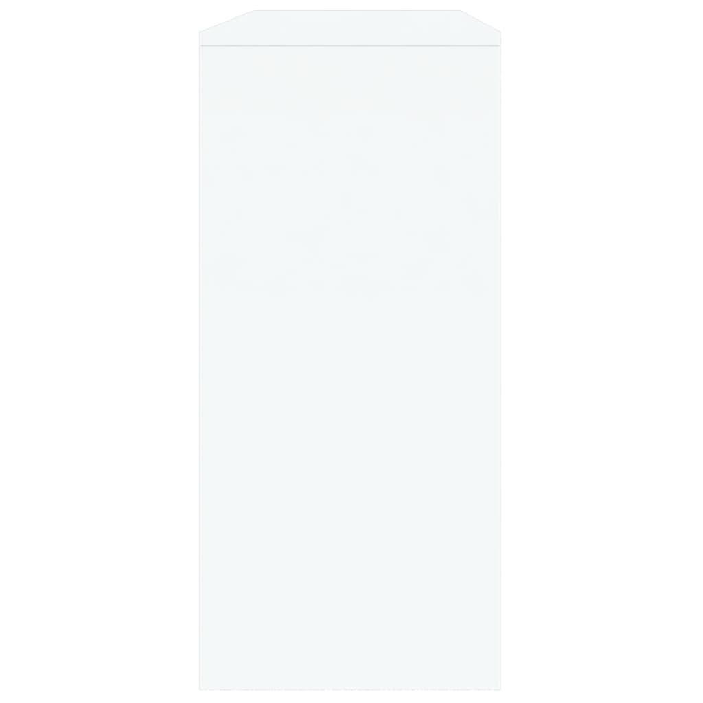 Mesa consola 100x35x76,5 cm derivados de madeira branco