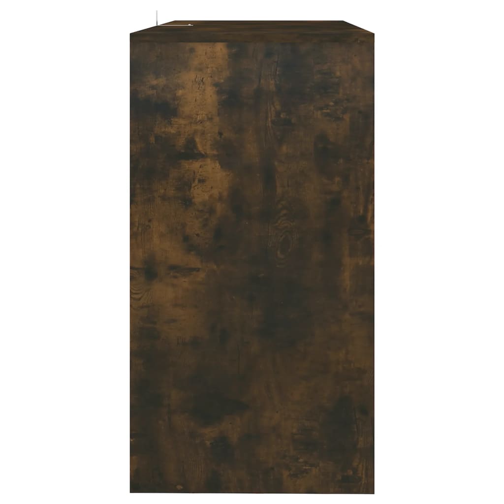 Mesa consola 89x41x76,5 cm derivados de madeira carvalho fumado