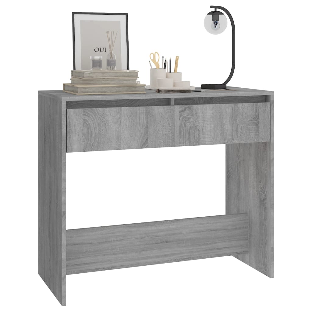 Mesa consola 89x41x76,5 cm derivados de madeira sonoma cinza