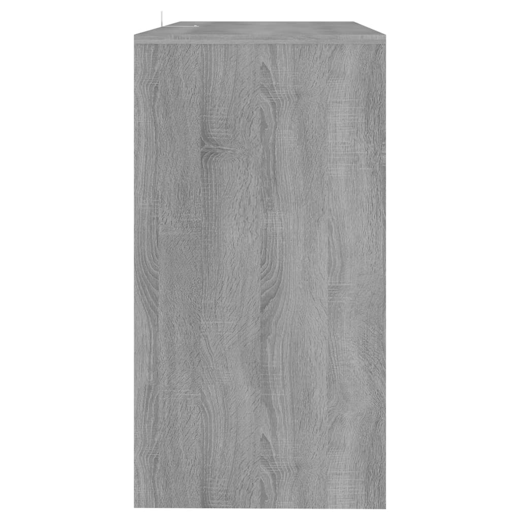 Mesa consola 89x41x76,5 cm derivados de madeira sonoma cinza
