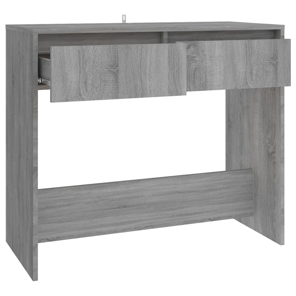 Mesa consola 89x41x76,5 cm derivados de madeira sonoma cinza