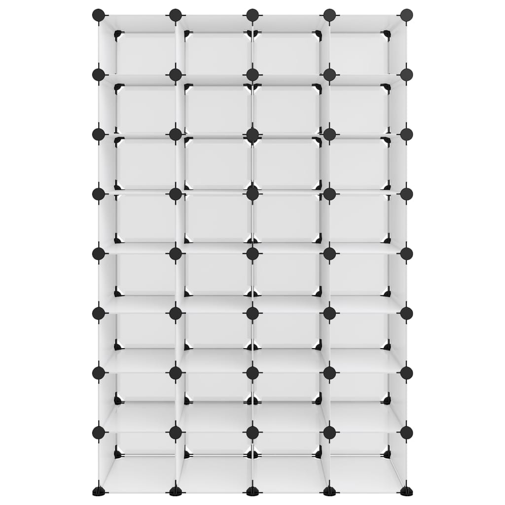 Sapateira 93x36,5x140 cm PP transparente
