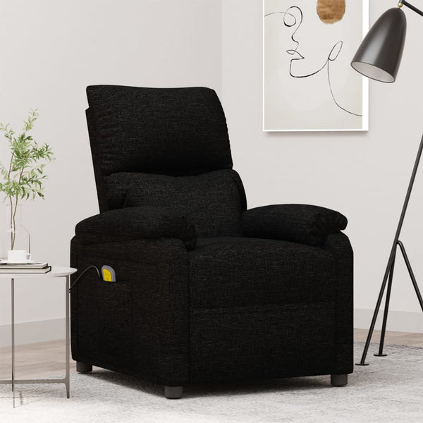 Poltrona de massagens tecido preto