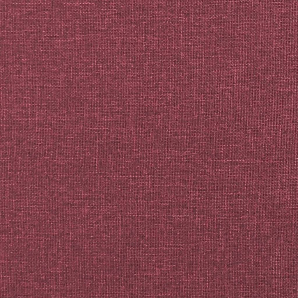 Poltrona de massagens elétrica reclinável tecido vermelho tinto