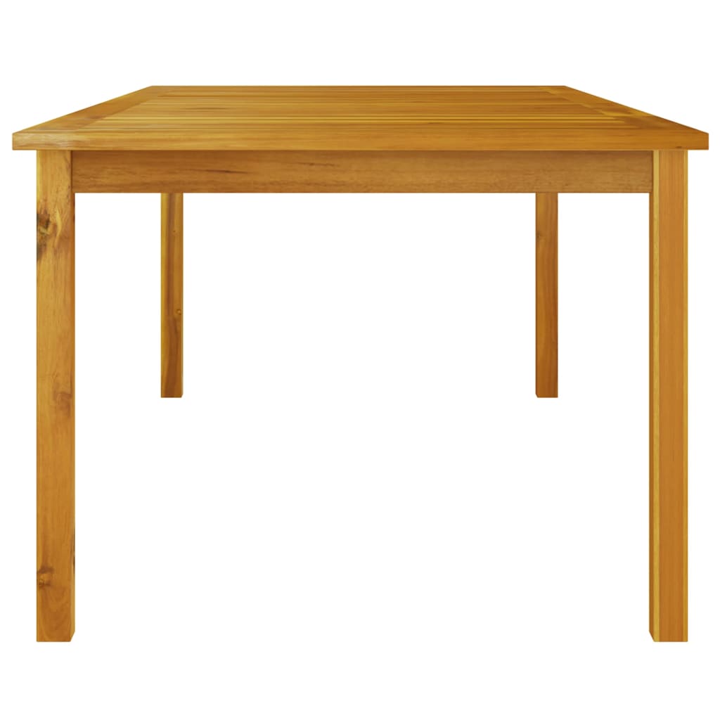 Mesa de jardim 200x100x74 cm madeira de acácia maciça