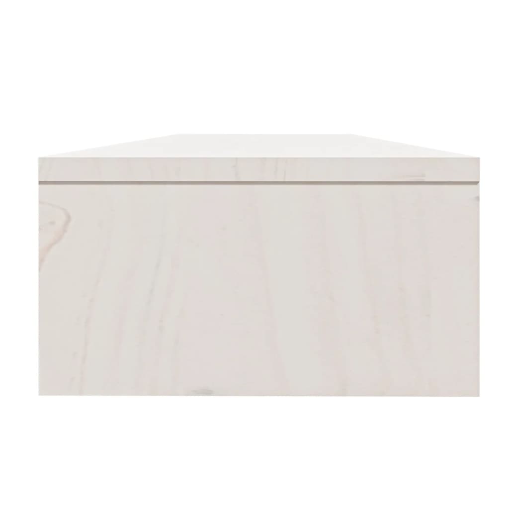 Suporte para monitor 100x24x13 cm pinho maciço branco