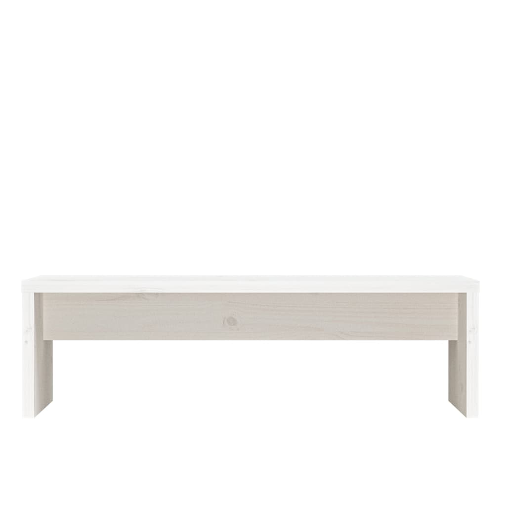 Suporte para monitor 50x27x15 cm pinho maciço branco