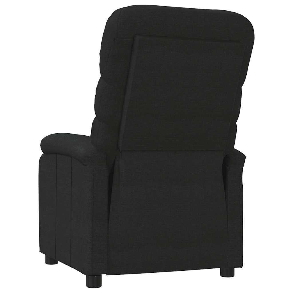 Poltrona reclinável tecido preto
