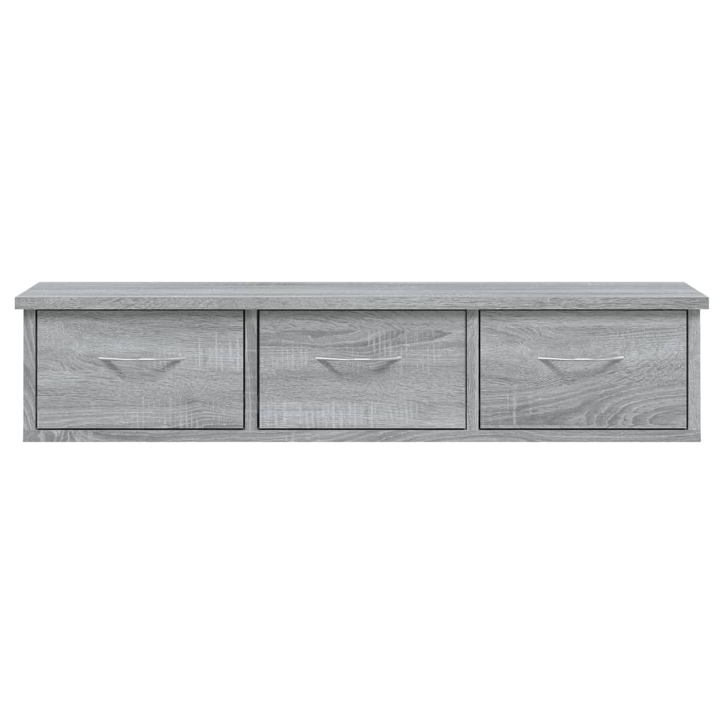 Armário parede 88x26x18,5 cm derivados madeira cinzento sonoma