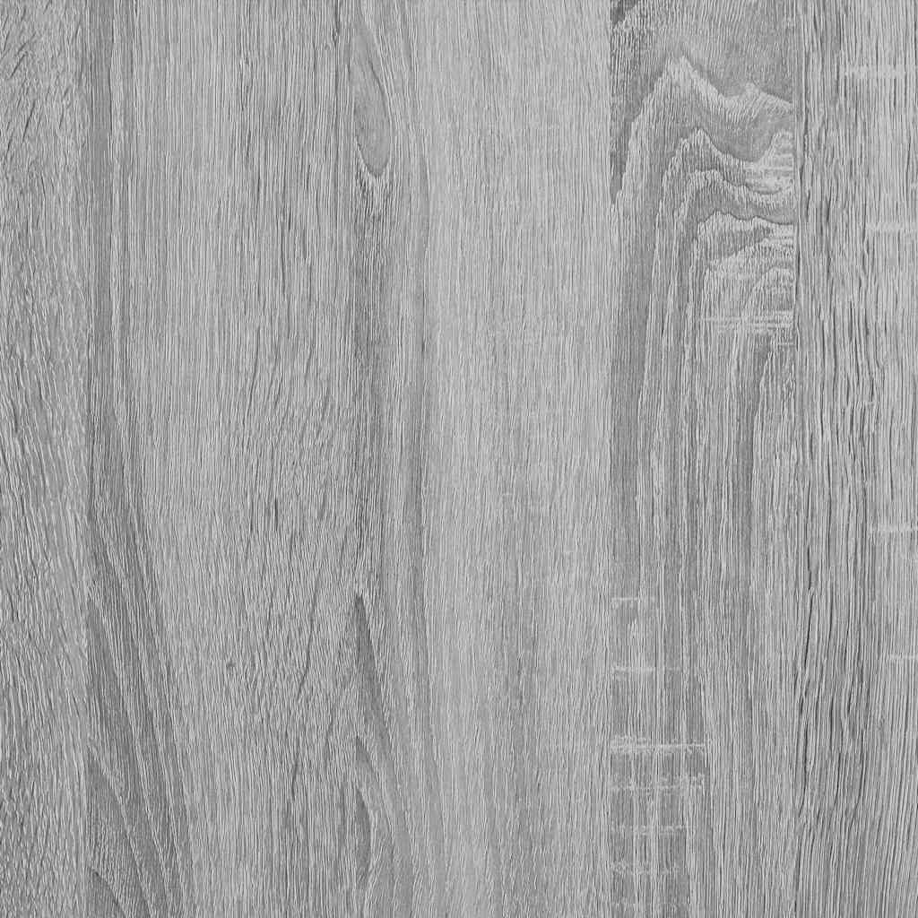 Mesa de jantar 140x74,5x76 cm derivados madeira cinzento sonoma