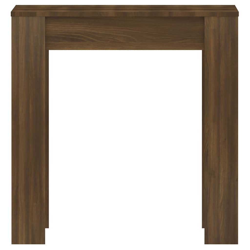 Mesa jantar 140x74,5x76 cm derivados madeira carvalho castanho