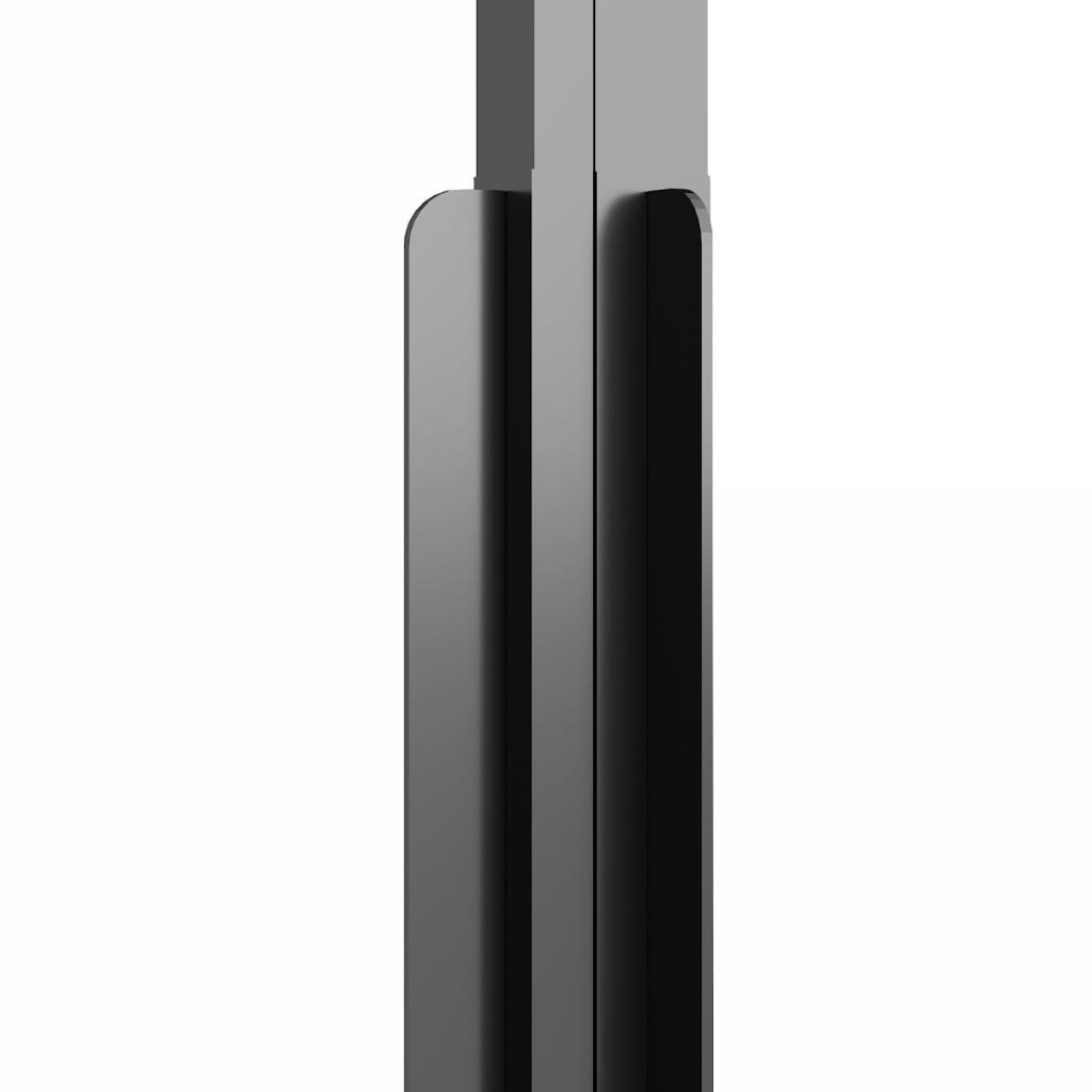 Cabine de duche ESG semiopaco 90x70x180 cm preto