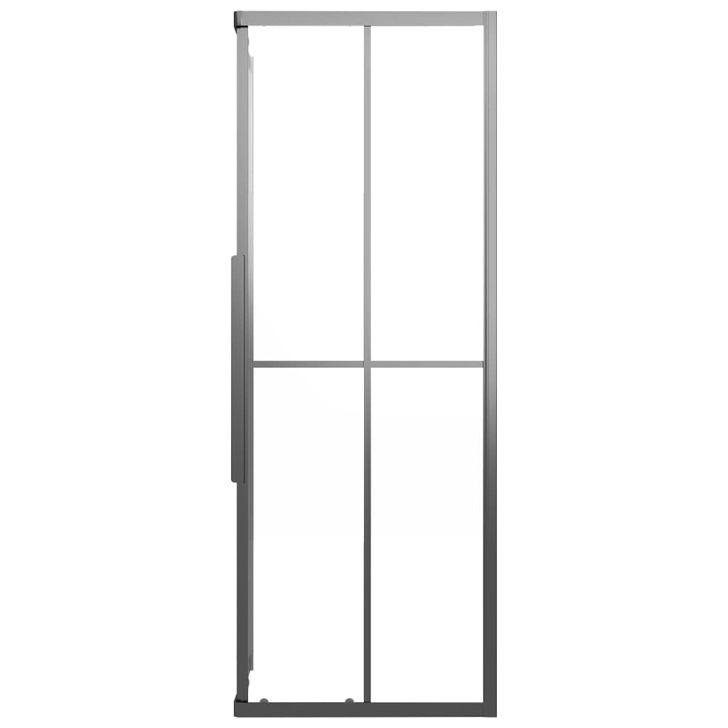 Cabine de duche ESG opaco 70x70x180 cm preto