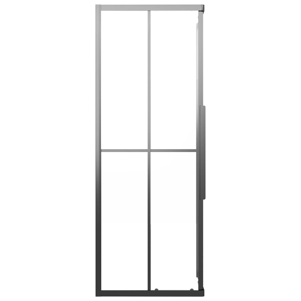 Cabine de duche ESG opaco 70x70x180 cm preto