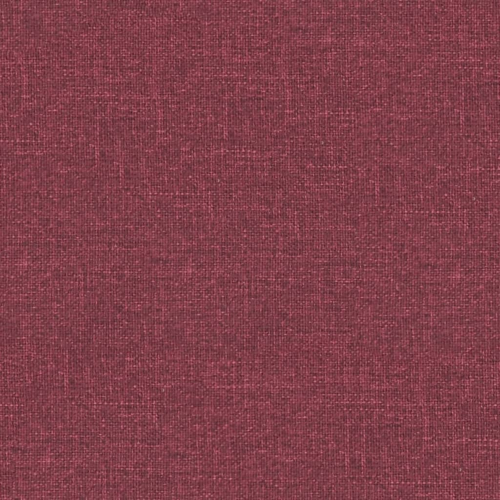 Poltrona reclinável elétrica tecido vermelho tinto