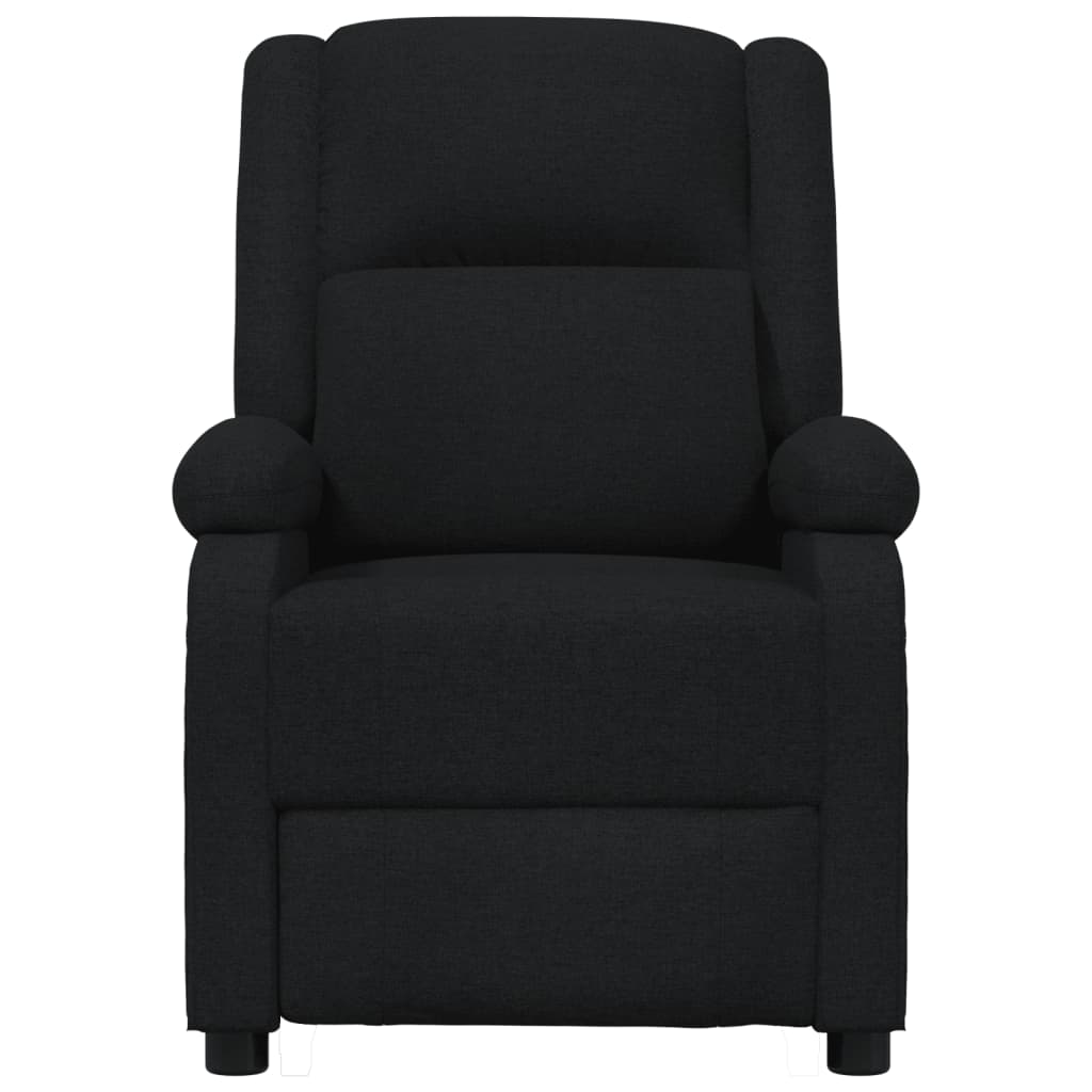 Poltrona de massagens elétrica tecido preto