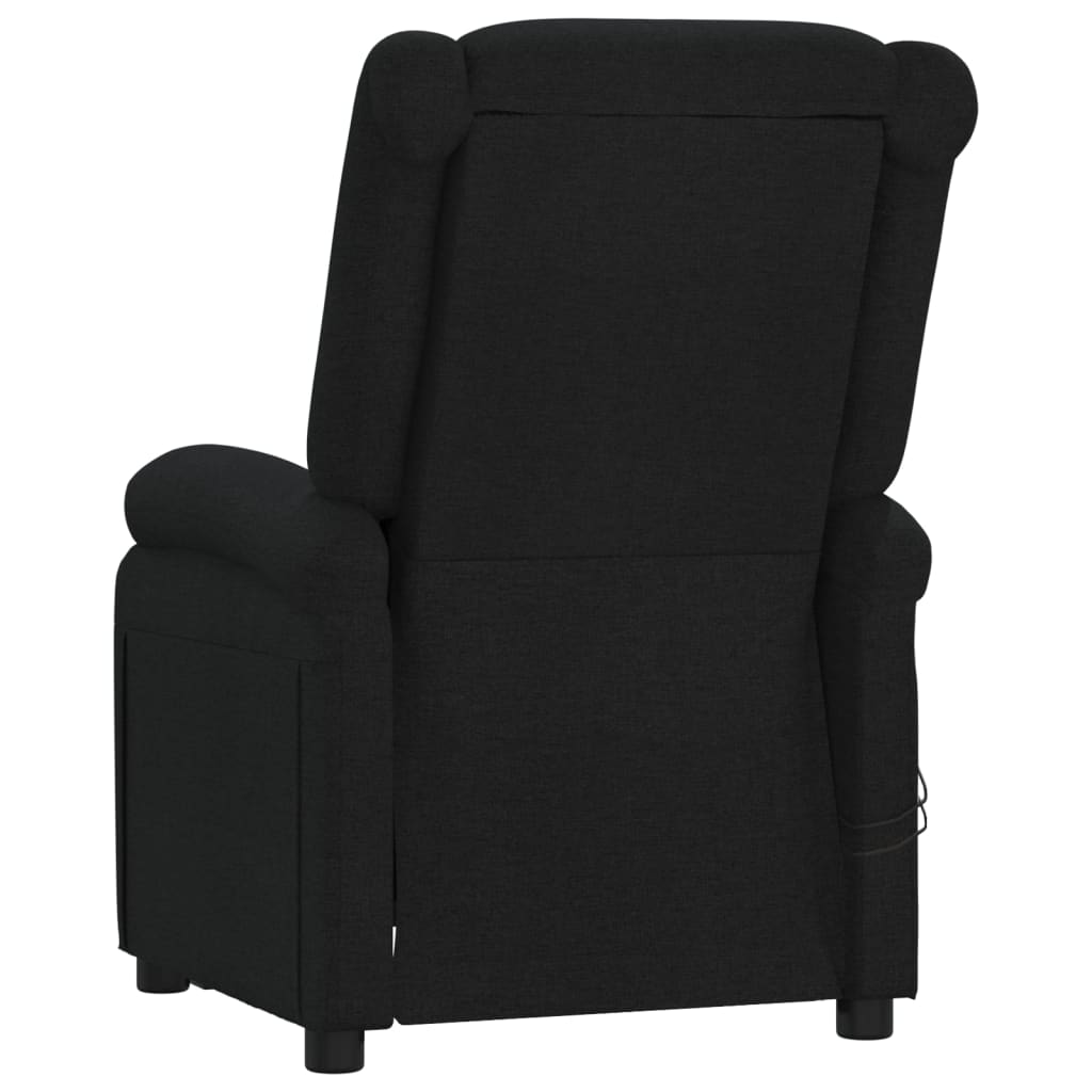 Poltrona de massagens elétrica tecido preto