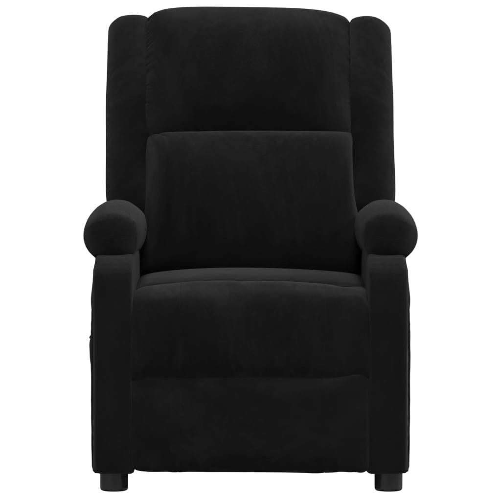 Poltrona de massagens elétrica veludo preto