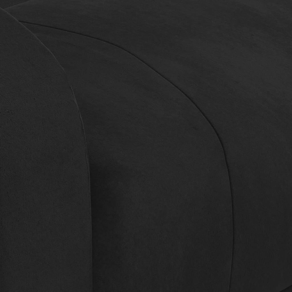 Poltrona de massagens elétrica veludo preto