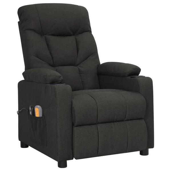 Poltrona de massagens elétrica tecido preto