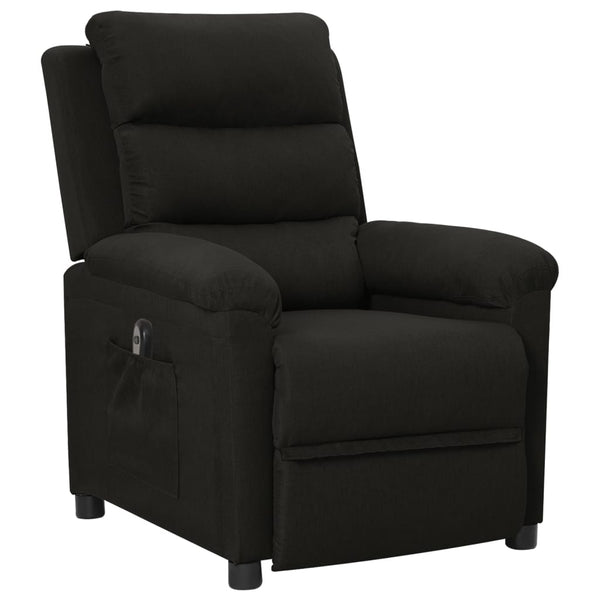 Poltrona elétrica reclinável tecido preto