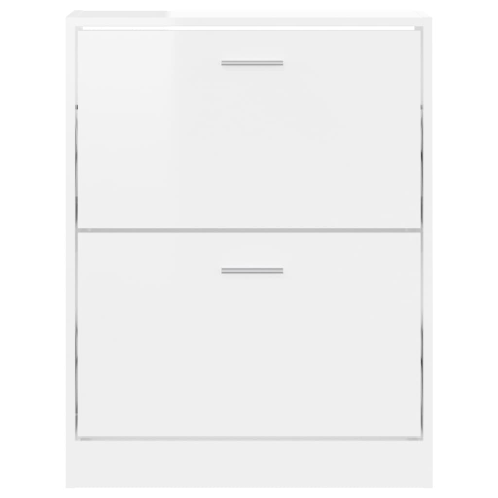 Sapateira 59x17x81 cm derivados de madeira branco brilhante
