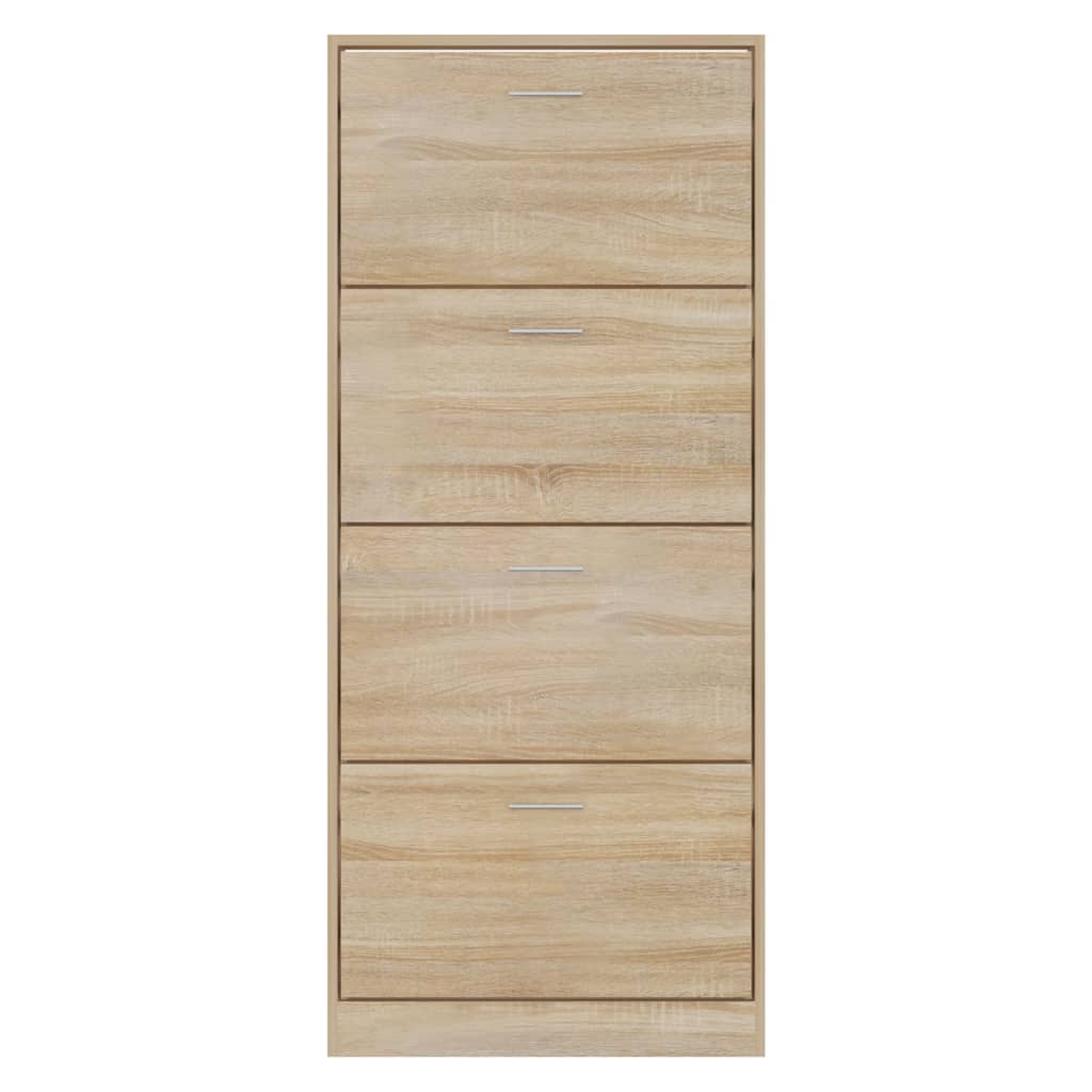 Sapateira 63x24x147 cm derivados de madeira carvalho sonoma