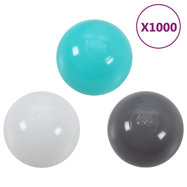 Bolas de brincar 1000 pcs multicolor