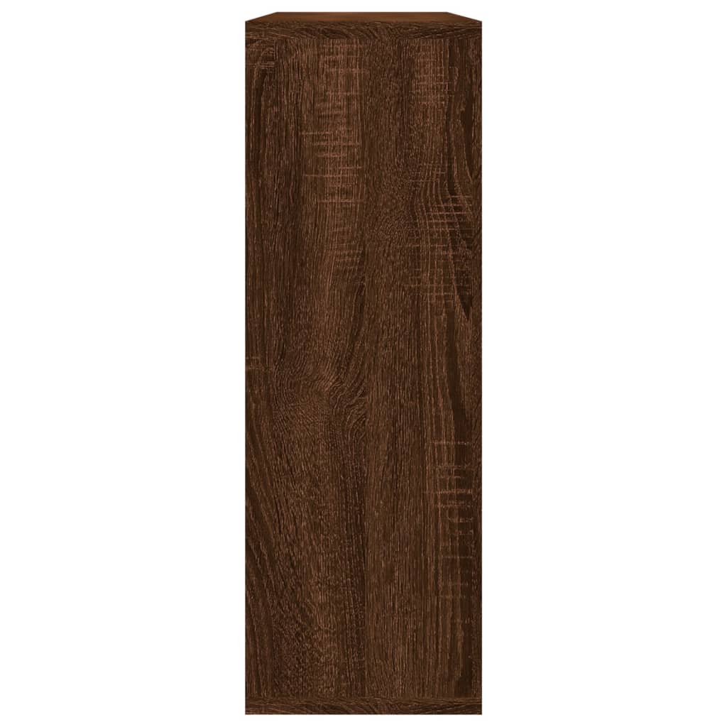 Prateleira de parede 104x20x58,5 cm derivados madeira castanho