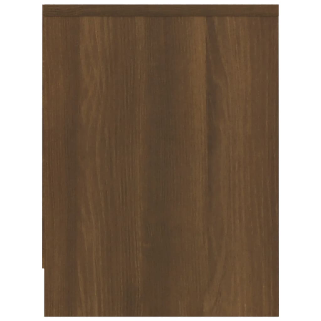 Mesa de cabeceira 40x30x40 cm contraplacado carvalho castanho