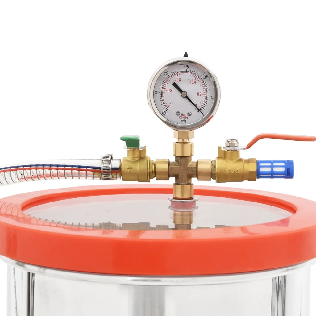 Câmara de vácuo em aço inoxidável 7,4 L