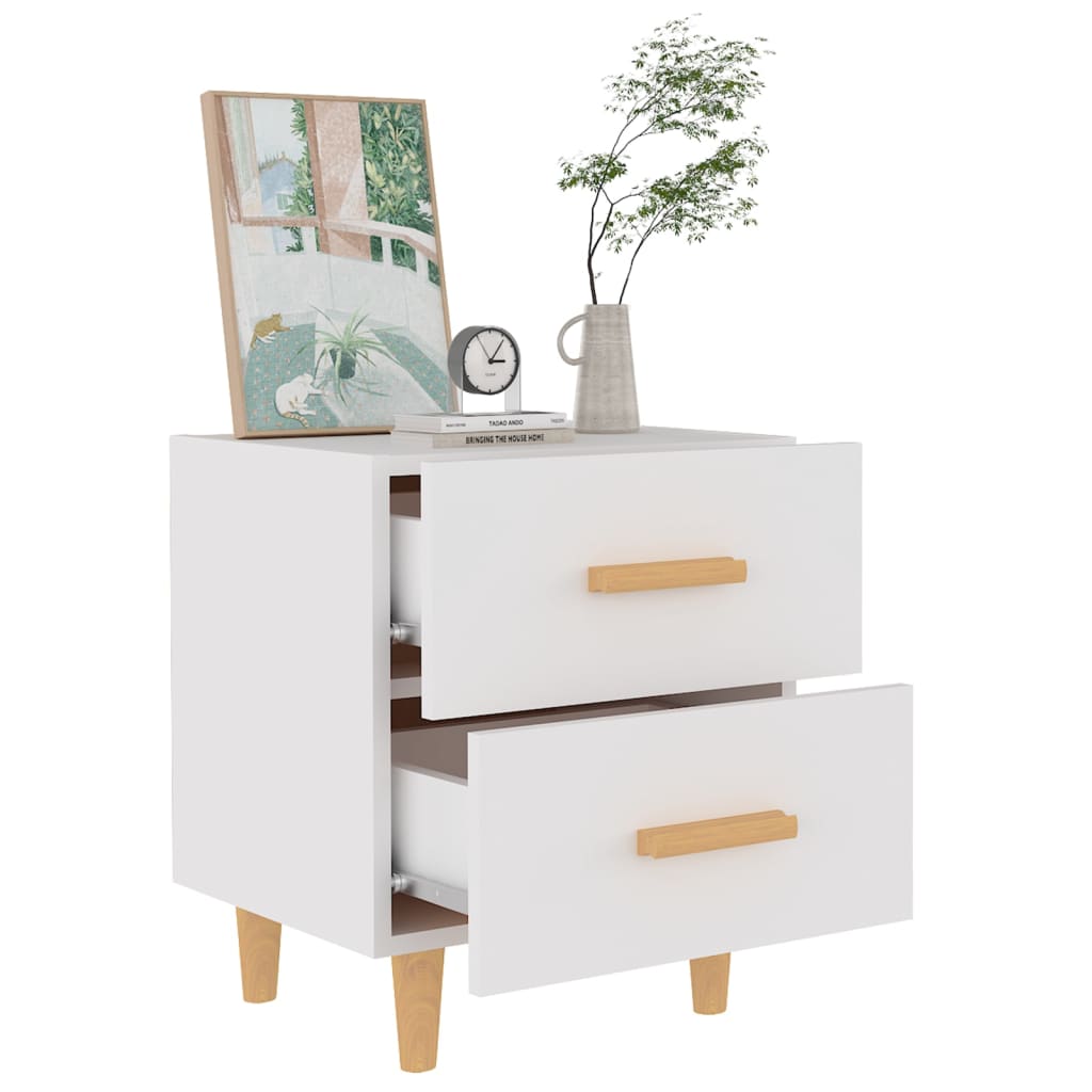 Mesa de cabeceira 40x35x47,5 cm branco