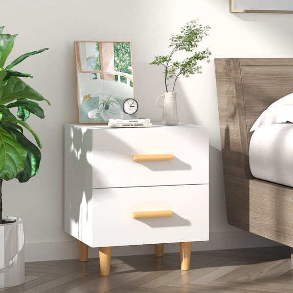 Mesa de cabeceira 40x35x47,5 cm branco