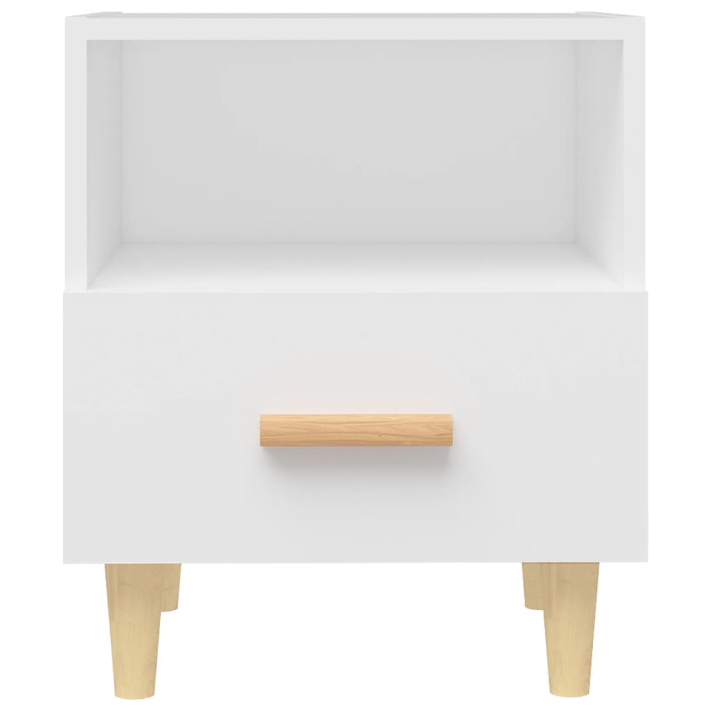 Mesas de cabeceira 2 pcs 40x35x47 cm branco