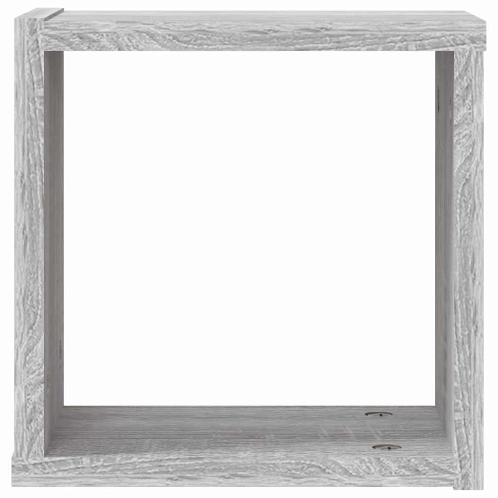 Prateleiras de Parede 2 pcs Cinzeto 26 x 15 x 26 cm