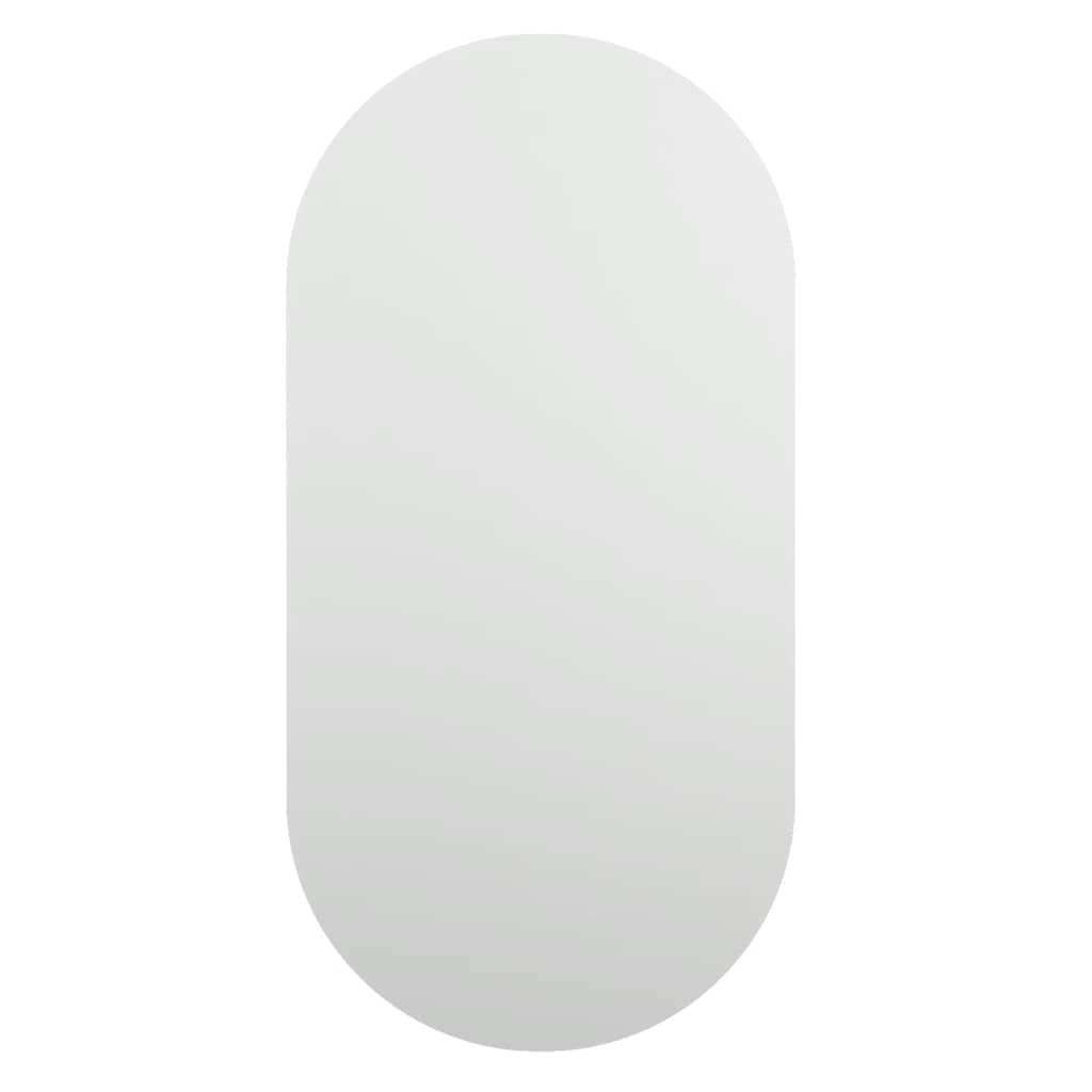 Espelho com luzes LED 60x30 cm vidro oval